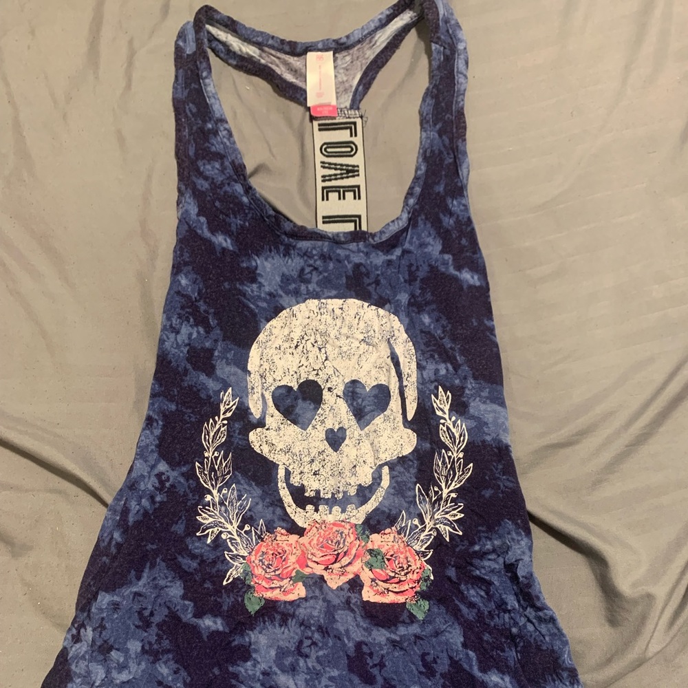 Graphic Skull Tank